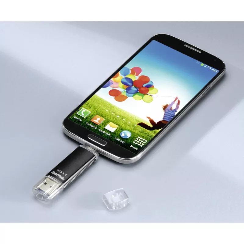 Hama Laeta Twin USB-stick 256 GB USB Type-A / Micro-USB 3.2 Gen 1 (3.1 Gen 1) zwart