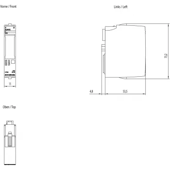 Siemens SIMATIC ET 200SP 6ES7131-6BF01-0BA0 Digitale ingangsmodule, DI 8x24VDC