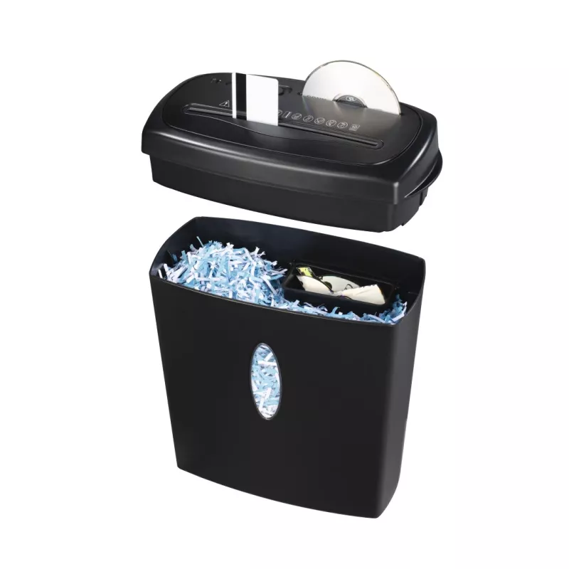 Hama Home X10CD Papiervernietiger kruissnede 72 dB 22 cm Zwart