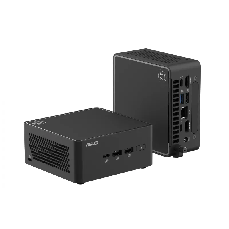 Mini-pc-barebone ASUS NUC 15 Pro RNUC15CRHV700002 zwart 265H DDR5 96GB
