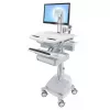Multimediawagen Ergotron StyleView aluminium grijs wit