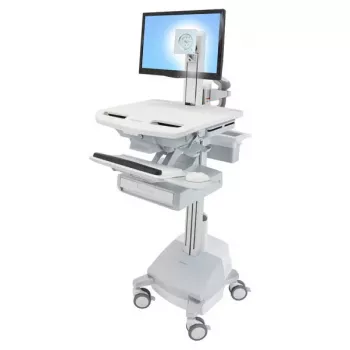 Multimediawagen Ergotron StyleView aluminium grijs wit