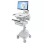 Multimediawagen Ergotron StyleView aluminium grijs wit