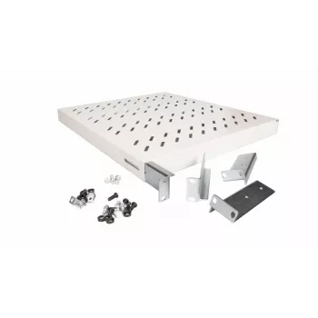 EQUIP EZVS-19-1-50-G 19" 1U variabele rackplank, 500 mm, lichtgrijs