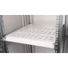 EQUIP EZVS-19-1-50-G 19" 1U variabele rackplank, 500 mm, lichtgrijs