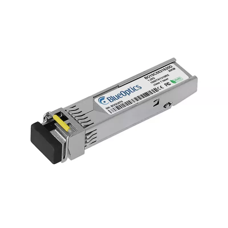 BlueOptics SFP-1000BASE-BX20-D1550LC-BO netwerk-transceivermodule glasvezel SFP-interface LC-aansluiting