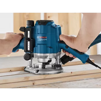 Bosch GOF 1250 CE zwart, blauw 24000 t/min 1250 W