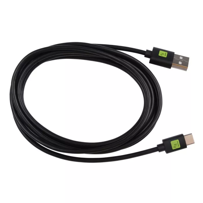 Techly ICOC MUSB20-CMAM20T USB-kabel USB 2.0 2 m USB A USB C zwart