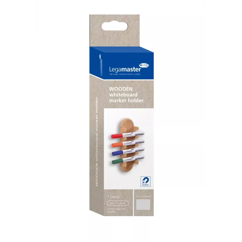 Bordhouder Legamaster WOODEN whiteboardmarkerhouder magnetisch