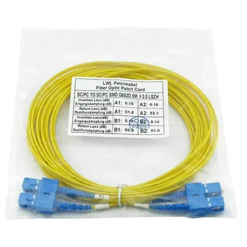 BlueOptics SFP3232BU7.5MK InfiniBand glasvezelkabel 7,5 m SC