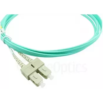 BlueOptics 055702T512000005M-BO Duplex glasvezel patchkabel (Corning-compatibel), LC-UPC/SC-UPC, multimode OM3 50/125 µm, 5 m
