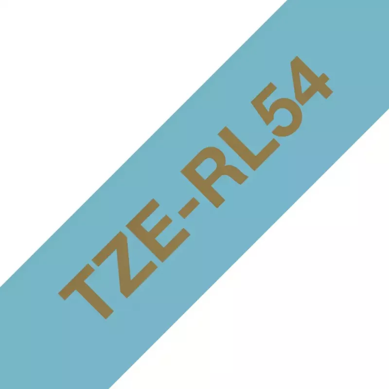 Brother TZE-RL54 labelprinterband goud op blauw