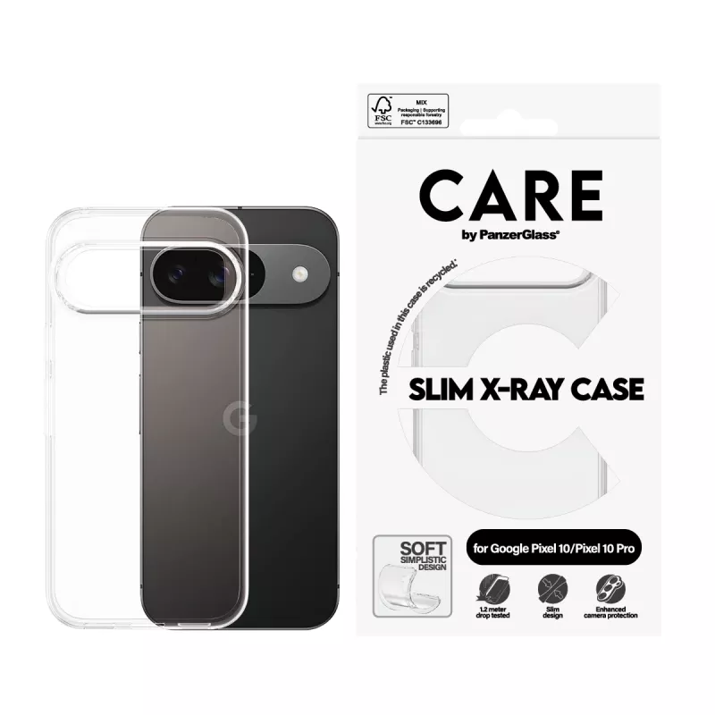 Cover PanzerGlass CARE by modieuze hoes transparant X-Ray Soft Basic Google Pixel 10 10 Pro
