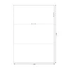 Zelfklevende etiketten MediaRange MRINK142 wit 150 stuks