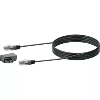 Netwerkkabel Schwaiger TAL6731 533 RJ45 RJ45/TAE-F 3m zwart
