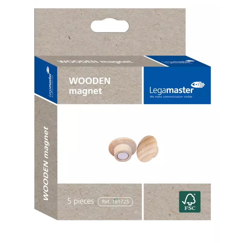 Houtmagneten Legamaster 25mm 5 stuks