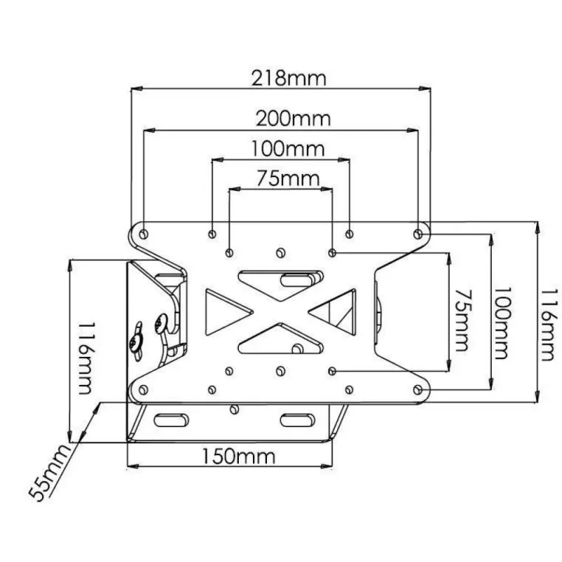 Techly 13-31 inch wandbeugel voor LED LCD TV kantelbaar ICA-LCD 109