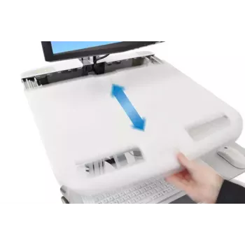 Multimedia-wagen Ergotron StyleView aluminiumgrijs wit