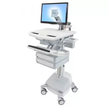 Multimedia-wagen Ergotron StyleView aluminiumgrijs wit