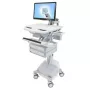 Multimedia-wagen Ergotron StyleView aluminiumgrijs wit