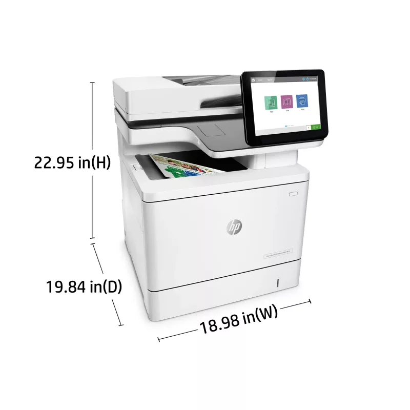 HP Color LaserJet Enterprise MFP M578dn, laser, kleurendruk, 1200 x 1200 DPI, A4, direct printen, wit