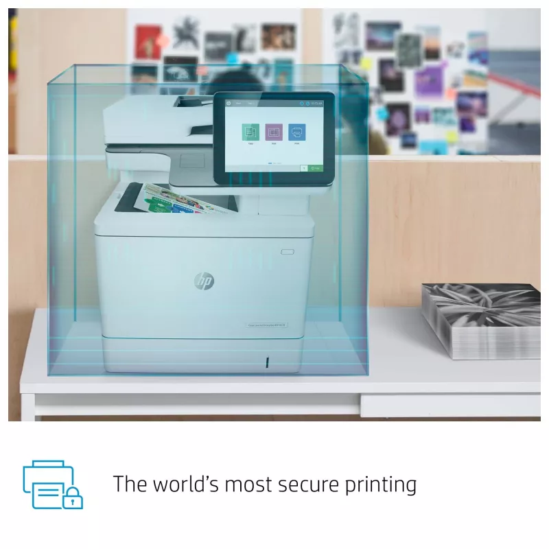 HP Color LaserJet Enterprise MFP M578dn, laser, kleurendruk, 1200 x 1200 DPI, A4, direct printen, wit