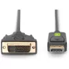Techly monitor DisplayPort-naar-DVI-kabel 2 m ICOC DSP-C-020
