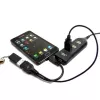 Techly USB 2.0 kabel OTG A F Micro USB M met USB 30cm zwart ICOC MUSB-MC2