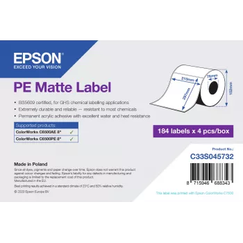 Epson C33S045732 Printeretiket Zelfklevend printeretiket