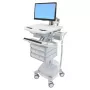 Multimediawagen Ergotron StyleView Aluminium Grijs Wit