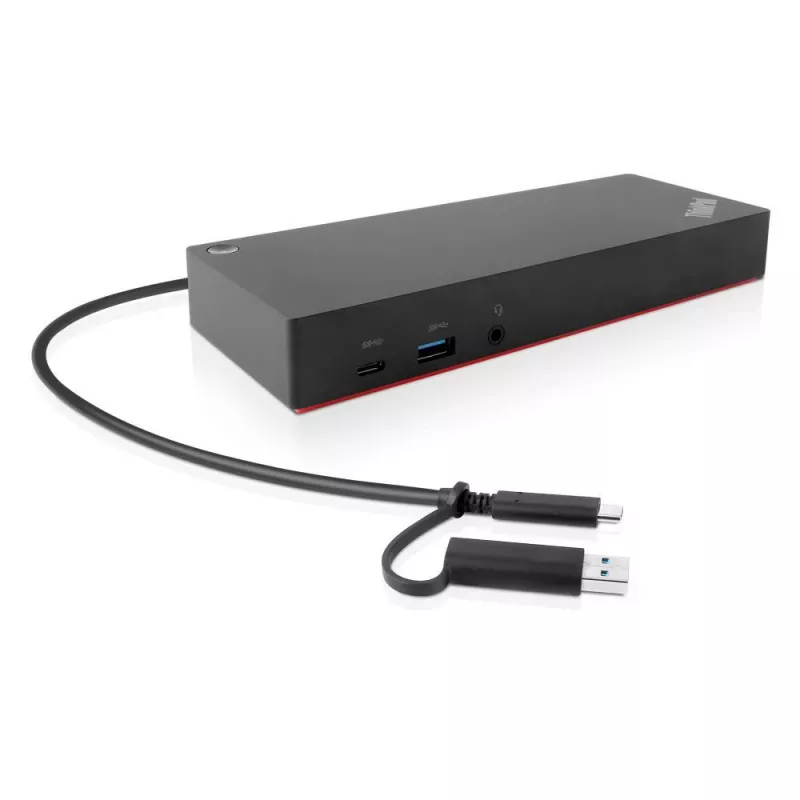 Lenovo ThinkPad Hybrid USB-C met USB-A Dock Bekabeld USB 3.2 Gen 2 (3.1 Gen 2) Type-C Zwart