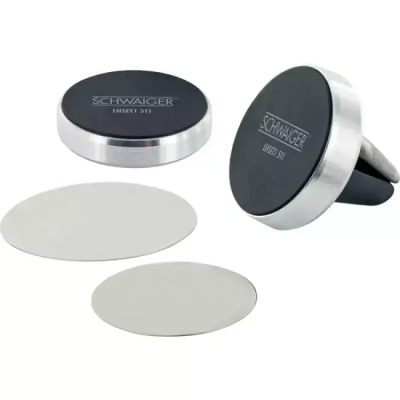 Passieve houder Schwaiger LHSET1 511 mobiele telefoon smartphone zwart zilver