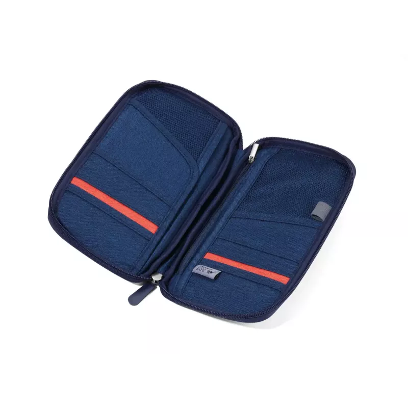 Safe Flight blauwe polyester reistas TROIKA TRV20/DB