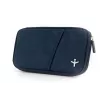 Safe Flight blauwe polyester reistas TROIKA TRV20/DB