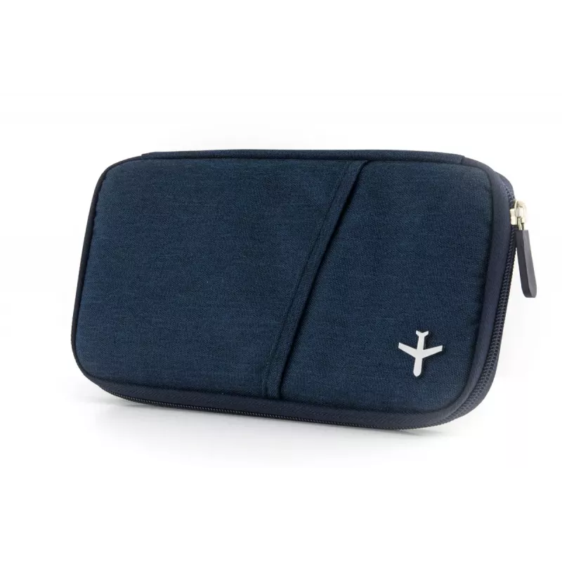 Safe Flight blauwe polyester reistas TROIKA TRV20/DB