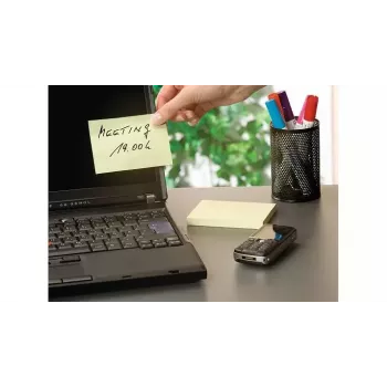 Plaknotitieblok TESA 57655 rechthoekig geel