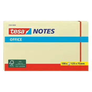 Plaknotitieblok TESA 57655 rechthoekig geel