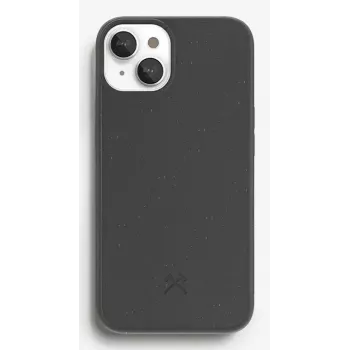 Woodcessories Bio Case telefoonhoesje cover zwart iPhone 14 Plus 17 cm