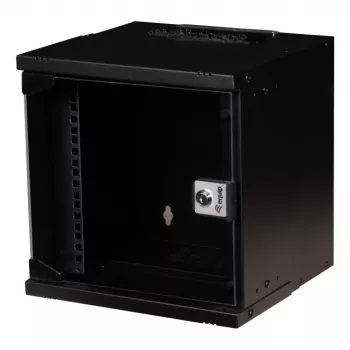 Wandgemonteerde serverkast EQUIP EWM-06-3030-B 6U, 312 mm breed, 300–330 mm diep, zwart