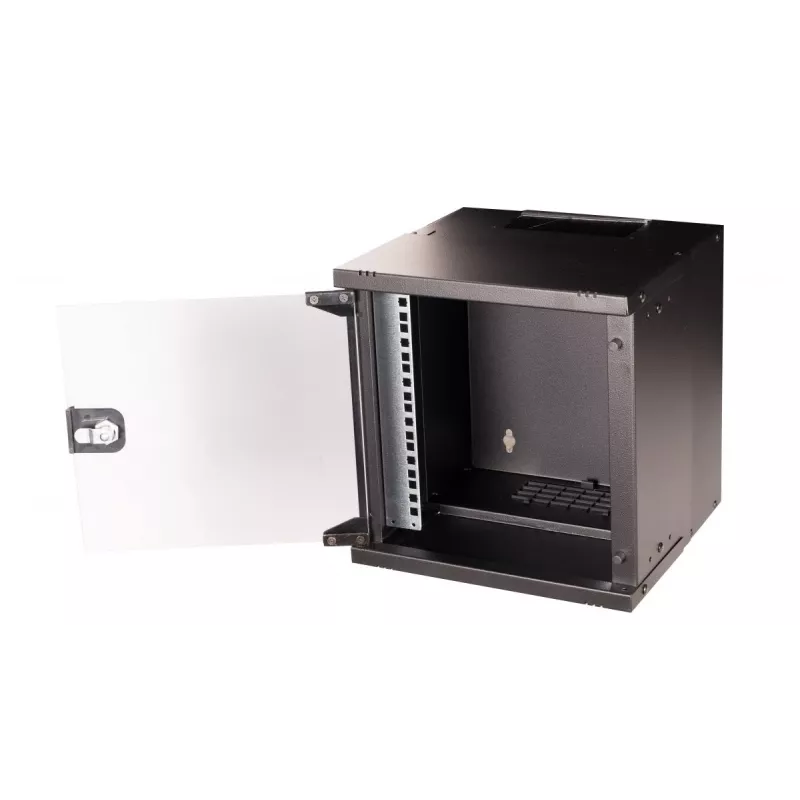 Wandgemonteerde serverkast EQUIP EWM-06-3030-B 6U, 312 mm breed, 300–330 mm diep, zwart