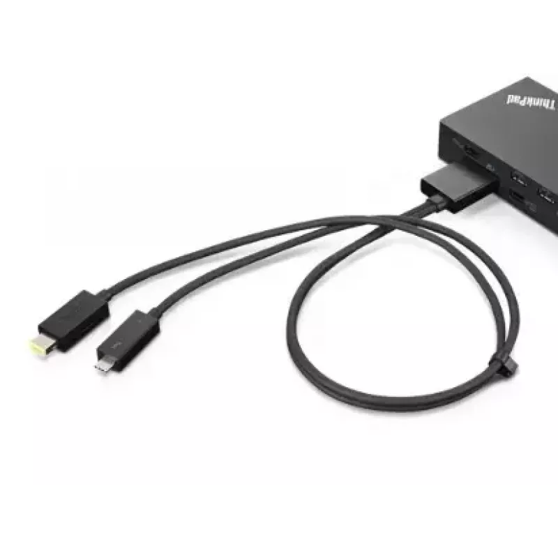 Lenovo 4X90U90616 USB-grafische adapter zwart