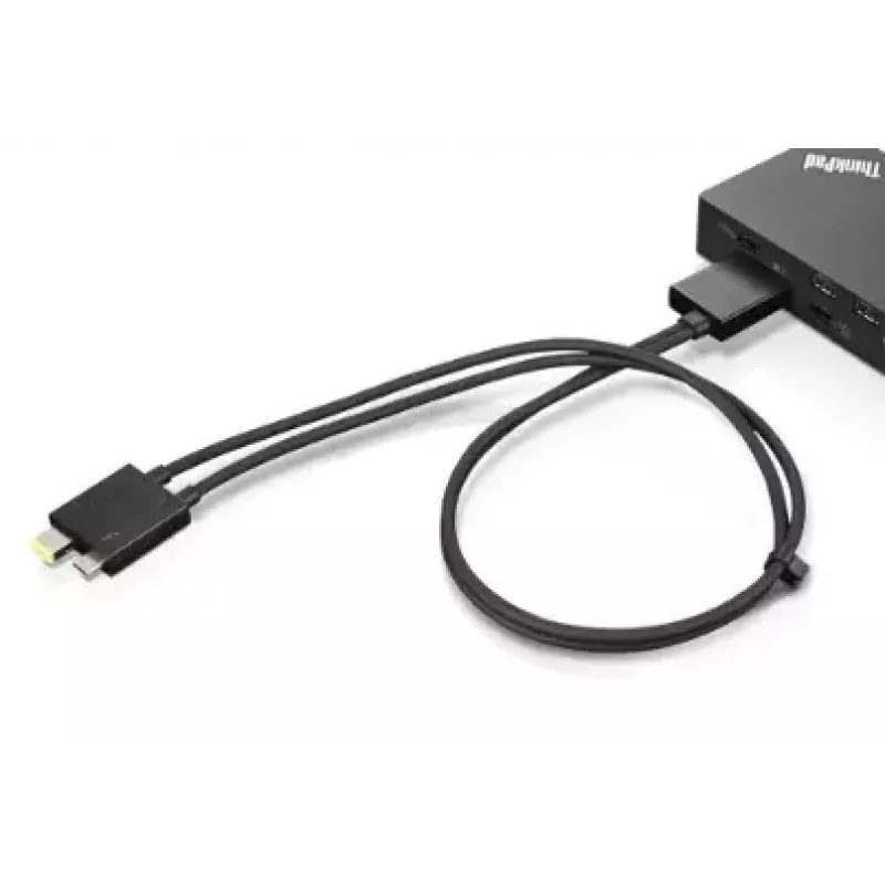 Lenovo 4X90U90616 USB-grafische adapter zwart