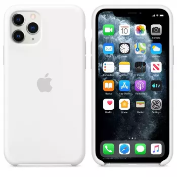 Apple iPhone 11 Pro siliconen hoesje wit