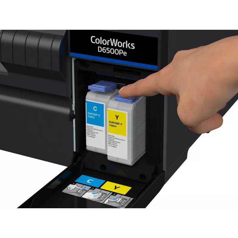 Epson ColorWorks CW-D6500Pe inkjet-kleurenlabelprinter, USB, Ethernet