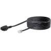 Kabel Schwaiger 6,0 m RJ-12 - TAE-F 6 m zwart