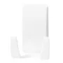 Scheerapparaathouder Tesa Powerstrips Waterproof Wave, zelfklevende badkamerhouder, waterdicht design, wit