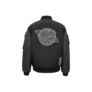 Bomberjack ASUS ROG Cosmic Bomber heren regular fit langarmig zwart grijs