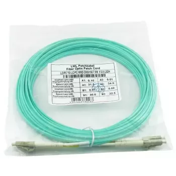 BlueOptics 050502T512000007.5M-BO Duplex glasvezel-patchkabel (Corning-compatibel), LC-UPC/LC-UPC, multimode OM3 50/125 µm, 7,5 m