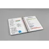 Schrijfboek Sigel JN609 A5 240 vel blauw roze geel