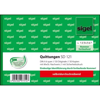 Bedrijfsformulier Sigel SD121